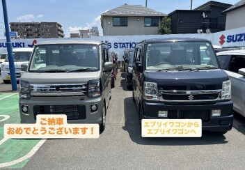 エブリイワゴンご納車させていただきました